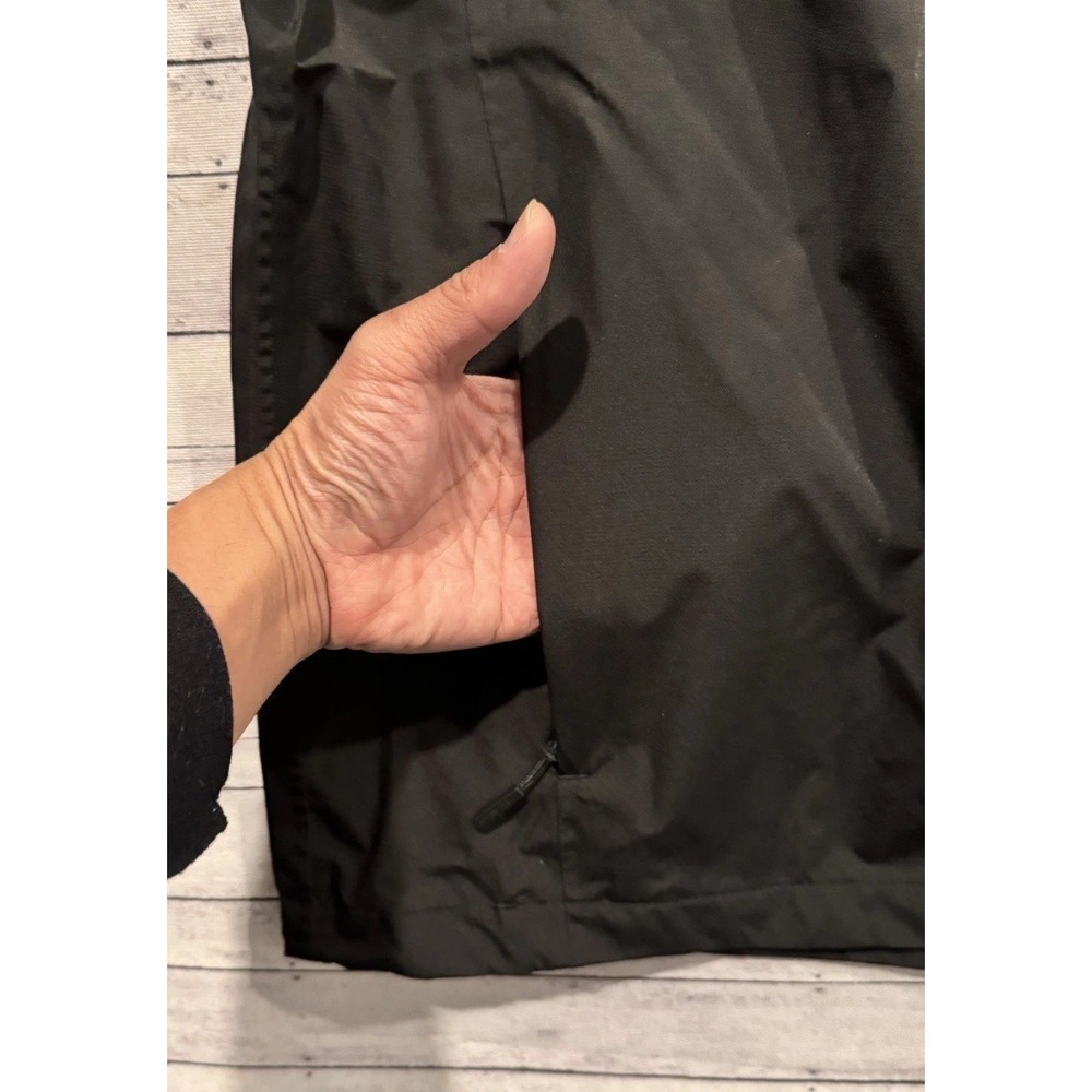 Baerskin Tactical Rain Jacket Mens Sz XL Black Waterproof Hooded Lightweight - Picture 14 of 16